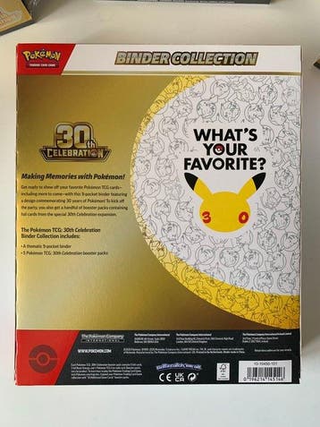 pokemon - Doos - Kaart - Ringmappenverzameling, Nieuw