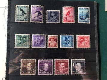 Oostenrijk 1936/1937 - Twee jaargangen met FIS II - MNH -, Postzegels en Munten, Postzegels | Europa | Oostenrijk, Gestempeld