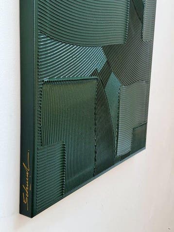 Sarah Schwarzl - Frequency DARK OLIVE (Frame included)