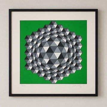 Victor Vasarely (1906-1997) - Hegyez