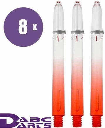 ABC Darts – Vision Edge Rood - 8 sets (Dart Shafts), Sport en Fitness, Ophalen of Verzenden, Nieuw, Shafts