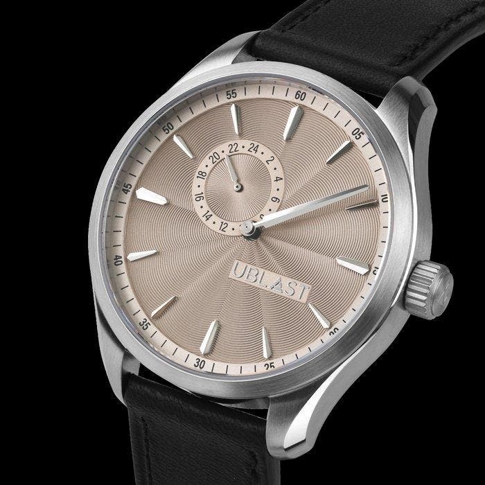 Ublast - Prestige - Sapphire Glass - REF.UBPRS42BG - Ltd., Handtassen en Accessoires, Horloges | Heren