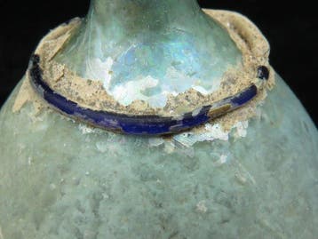 Laat-Romeins / Vroeg-Byzantijns Glas Versierde