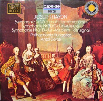 Joseph Haydn – Symphonie Nr.26 "Lamentatione", Sym. Nr.30 "A, CD & DVD, Vinyles | Classique, Verzenden
