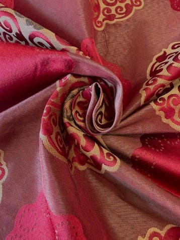 Verfijnde jacquard meubelstof met een klassieke–hedendaagse