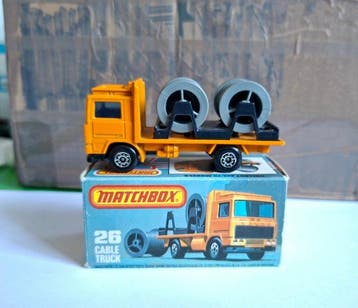 Matchbox 1:64 - Modelauto - Cable Truck model 26 - Mooi, Nieuw