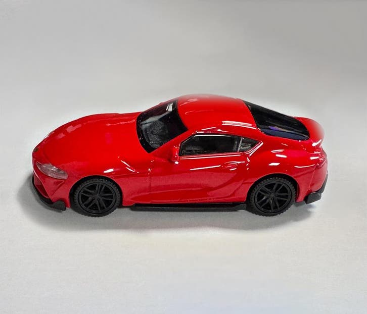 Schaalmodel Toyota Supra (schaal 1:43, ca. 10x4x3 cm, rood), Doe-het-zelf en Bouw, Gereedschap | Overige machines, Nieuw, Verzenden
