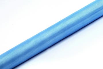 Lichtblauwe Organza Stof 36cm 9m, Hobby en Vrije tijd, Verzenden, Nieuw