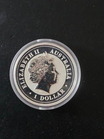 Australië. 1 Dollar 2007, Lunar I, 1 Oz (Zonder