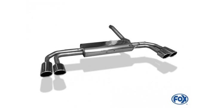 FOX Mercedes Vito/ Viano - W639 (niet Compact) Einddemper dw, Auto-onderdelen, Uitlaatsystemen, Nieuw, Verzenden