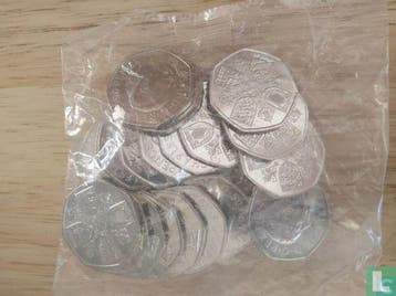 Verenigd Koninkrijk 50 pence 2022 (zak) Life and legacy..., Verzenden, Overige landen, Losse munt