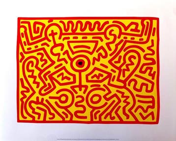 Keith Haring - Growing 3 - Giclée - Artestar licensed print