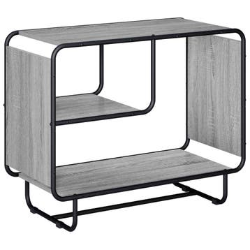 vidaXL Dressoir Grijs Sonoma 80 x 37,5 x 64,5 cm Bewerkt, Verzenden, Nieuw