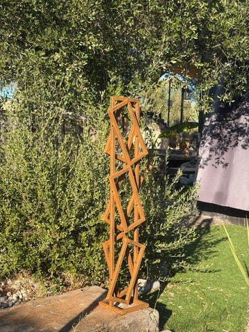 Ana Lucia B.M - Sculpture Corten - XL - No Reserve