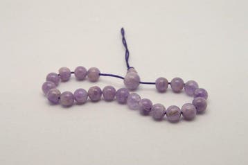 Améthyste - Bracelet de perles de prière en améthyste, Collections