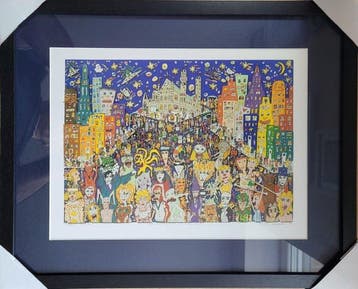 James Rizzi (1950-2011) - Halloween in the USA, Antiek en Kunst