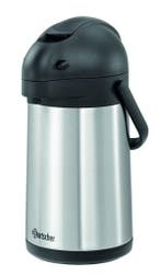 Pompkan geïsoleerd zilver/zwart | 1,9 liter |, Verzenden, Nieuw in verpakking
