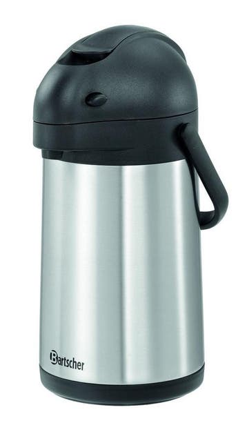 Pompkan geïsoleerd zilver/zwart | 1,9 liter |, Verzenden, Nieuw in verpakking