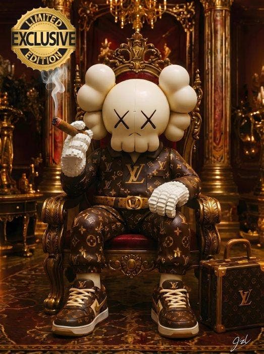 JZL - [XL] KAWS LEGO King — Louis Vuitton Monogram Edition, Enfants & Bébés, Jouets | Duplo & Lego