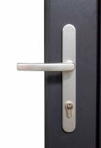 PVC Dubbele deur 3/4 glas Basic Plus b150xh204 cm antracicet, 120 cm of meer, Nieuw, Ophalen of Verzenden, Buitendeur