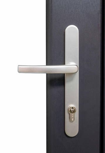 PVC Dubbele deur 3/4 glas Basic Plus b150xh204 cm antracicet, 120 cm of meer, Nieuw, Ophalen of Verzenden, Buitendeur