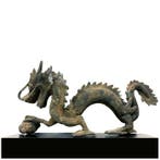 OUD & ORIGINEEL standbeeld tempel draak - Indonesië, Antiek en Kunst