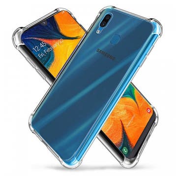 Samsung Galaxy A10 Transparant Bumper Hoesje - Clear Case, Verzenden