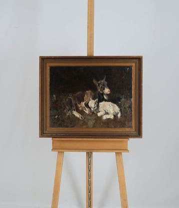 Willem Hendrik van der Nat (1864–1929) - Geitjes, Antiek en Kunst
