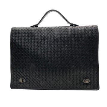 Bottega Veneta - Intrecciato Leather Turn Lock Briefcase -, Handtassen en Accessoires, Tassen | Damestassen, Nieuw