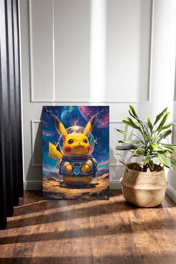 ANDSAL MCMXCI - Pikachu Space Astronaut Pokémon Tribute