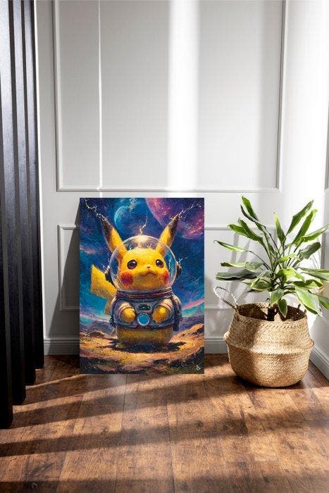ANDSAL MCMXCI - Pikachu Space Astronaut Pokémon Tribute, Games en Spelcomputers, Spelcomputers | Overige Accessoires