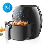 Airfryer XXL - heteluchtfriteuse - 6L - 1800W - Zwart - Tayl, Verzenden, Nieuw