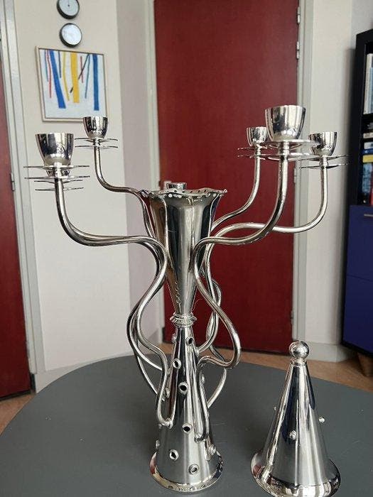 Driade - Borek Sipek - Kandelaar Simon - Verzilverd, Antiek en Kunst, Antiek | Meubels | Stoelen en Sofa's