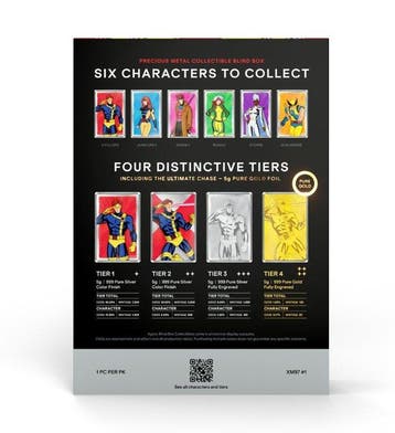 Niue. 2026 – X-Men ’97 – Blind Box – 5 g Silver or Gold Coin