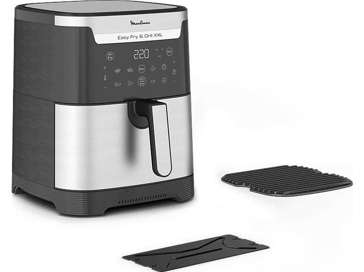 Moulinex -   Easy Fry & Grill Xxl - Zilver, Electroménager, Friteuses à air, Envoi