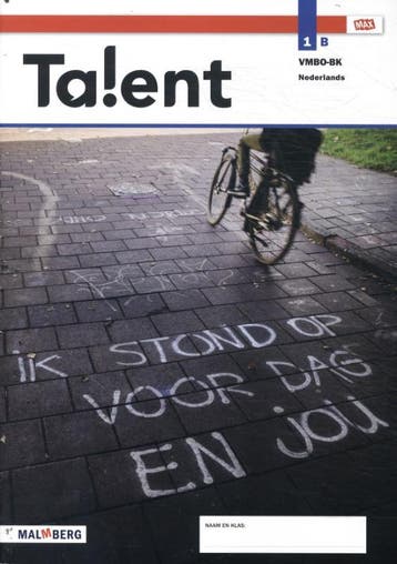 1 vmbo-bk Nederlands / Talent / Leerwerkboek B 9789402069303, Verzenden