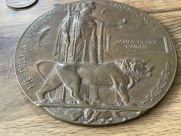 Verenigd Koninkrijk. Medal 1916 - WWI Great Britain Death