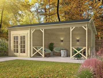 Blokhut - Tuinhuis Kukka 230x350x279cm Tuindeco, Nieuw