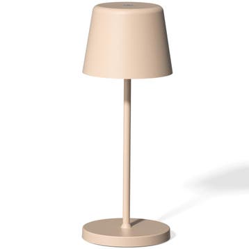Tafellamp | ALEX | Zandkleurig | Incl. Lichtbron (Dimbaar), Verzenden, Nieuw in verpakking