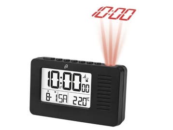 Veiling - AURIOL Wekkerradio met tijdsweergave Projectie