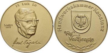 Medaille 1977 Konstanz-stadt, Verzenden