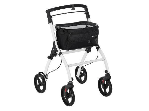 Veiling - Aluminium Rollator Active - Wit, Diversen, Rollators, Nieuw