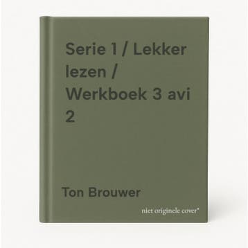 Serie 1 / Lekker lezen / Werkboek 3 avi 2 9789034537478, Boeken, Verzenden, Zo goed als nieuw, Ton Brouwer
