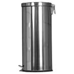 Pedaalemmer | RVS (Glanzend) | 30L | Klapdeksel |, Verzenden, Nieuw in verpakking