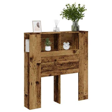 vidaXL Hoofdbordkast 100x18,5x102,5 cm bewerkt hout oud, Verzenden, Nieuw
