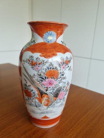 Vaas - Aardewerk, Porselein - Japan - Kutani porselein