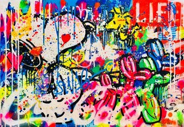 HÖK (1984) - Snoopy Walking Koons Dogs - XXL