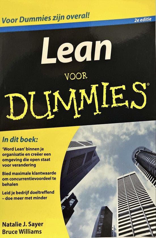 Lean voor Dummies - Natalie J. Sayer - 9789045350400 - Paper, Boeken, Economie, Management en Marketing, Verzenden
