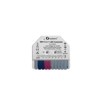 GLEDOPTO GL-C-301W ledcontroller - 5-in-1 - wifi en RF, Hobby en Vrije tijd, Elektronica-componenten, Verzenden, Nieuw
