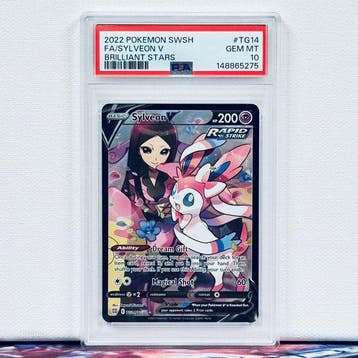 Pokémon Graded card - FA/SYLVEON V #TG14 - Pokémon - PSA 10